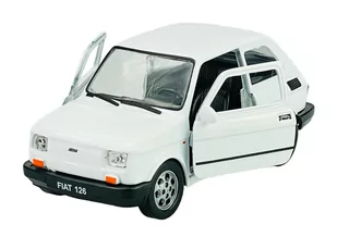 WELLY FIAT 126P BIAŁY 1:34 SAMOCHÓD NOWY METALOWY MODEL - Samochody i pojazdy dla dzieci - miniaturka - grafika 1