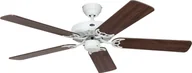 Wentylatory sufitowe - Wentylator sufitowy z łańcuszkiem Classic Royal White 132 Orzech / Ciemny orzech - miniaturka - grafika 1