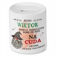 Skarbonki - Skarbonka dla Wiktora na Urodziny Idealny Prezent z Nadrukiem ze Zdjęciem - miniaturka - grafika 1