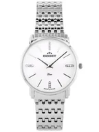 Zegarki damskie - ZEGAREK DAMSKI BISSET BSBE54 - silver/white (zb554a) - miniaturka - grafika 1