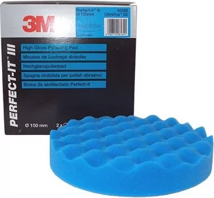 3M Ultrafina SE gąbka polerska do usuwania hologramów, średnica 150 mm, komplet 2 sztuk 50388 - Akcesoria do paznokci - miniaturka - grafika 1