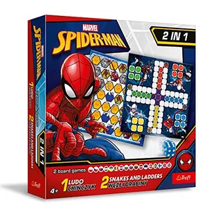 Gra Spider-Man 2w1: Chińczyk, Węże i drabiny - Gry planszowe - miniaturka - grafika 1