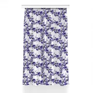 Zasłony - Zasłona z grafiką gotowa Niebieskie kwiaty 150x230, Fabricsy - miniaturka - grafika 1