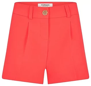 Spodnie damskie - Morgan Damskie spodnie SHORI.F pomarańczowe T42, Papaya, 40 - grafika 1