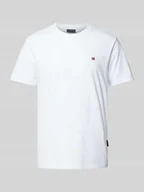 Koszulki męskie - T-shirt z wyhaftowanym logo - miniaturka - grafika 1