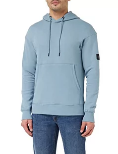 JACK & JONES Męska bluza z kapturem, kieszeń kangurka, Mountain Spring, L - Bluzy męskie - miniaturka - grafika 1