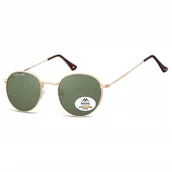 Okulary przeciwsłoneczne - Okulary LENONKI STALOWE POLARYZACYJNE PRZECIWSŁONECZNE Solidne HD ZŁOTE - Montana - miniaturka - grafika 1