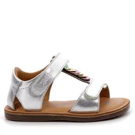 Buty dla dziewczynek - Sandały Kickers Divazia 960701-10 16 S S Srebrny - miniaturka - grafika 1