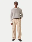 Swetry męskie - Calvin Klein Sweter LV04LD306G Beżowy Regular Fit - miniaturka - grafika 1