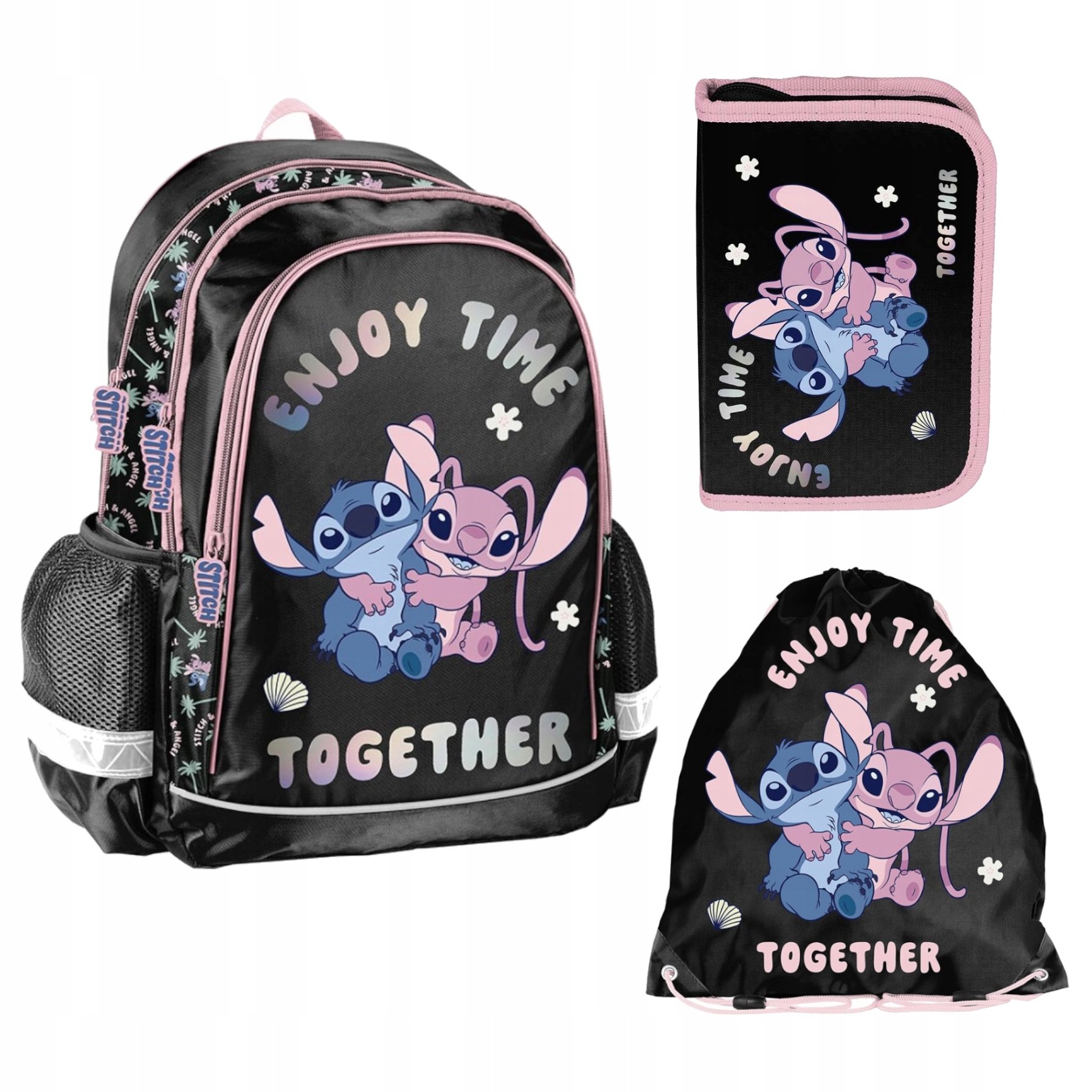 Plecak Trzykomorowy Lilo&stitch Disney DS25AA Paso