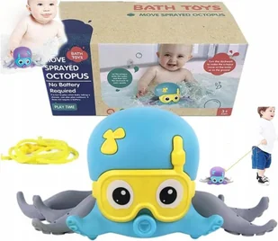 OŚMIORNICA ZABAWKA DO KĄPIELI DO WANNY DLA DZIECI KRAB - Zabawki do kąpieli - miniaturka - grafika 1