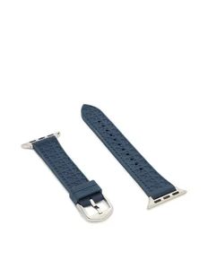 Fossil Wymienny pasek do zegarka Apple Watch S380019 Granatowy - Akcesoria do smartwatchy - miniaturka - grafika 2