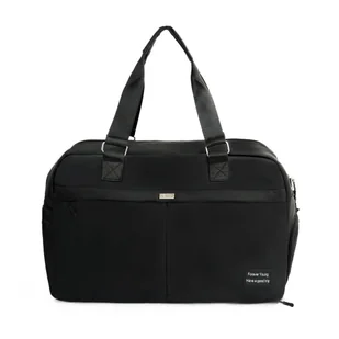 Materiałowa Torba Podróżna Solier Sm04 Vea Black - Torby męskie - miniaturka - grafika 1