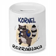 Skarbonki - Skarbonka 330 ml Dla Kornela Syna Dziecka Prezent z Nadrukiem ze Zdjęciem + Opakowanie na prezent (wzór 04) - miniaturka - grafika 1
