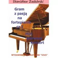 Książki o muzyce - Wydawnictwo Muzyczne VIVO Gram z pasją na fortepianie cz.1 - Stanisław Zaskórski - miniaturka - grafika 1