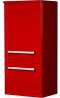 Szafki łazienkowe - Regał łazienkowy czerwony 40x89cm FOKUS z szufladą - miniaturka - grafika 1