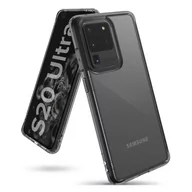 Etui i futerały do telefonów - Ringke Fusion etui pokrowiec z żelową ramką Samsung Galaxy S20 Ultra czarny (FSSG0076) - miniaturka - grafika 1