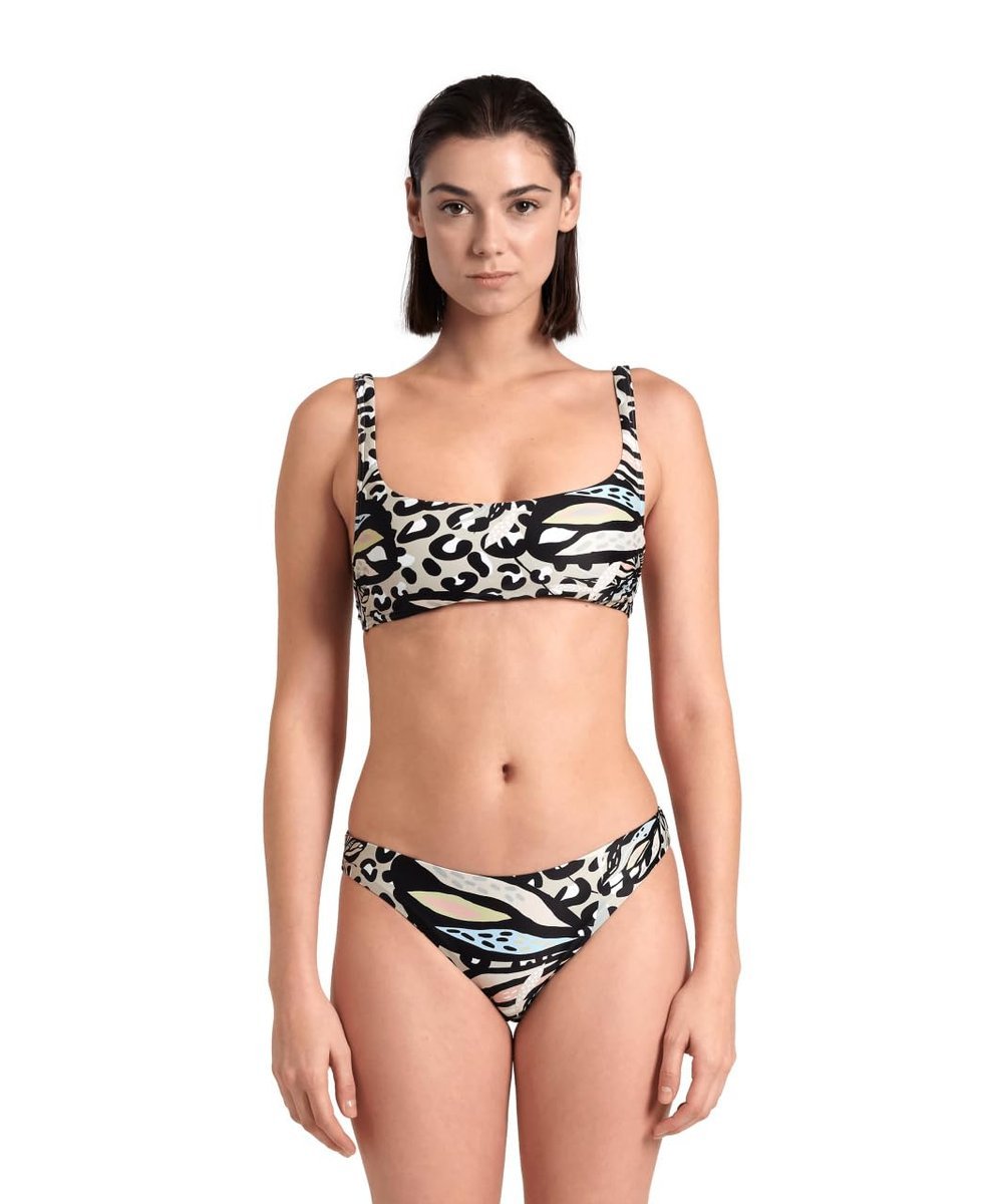 ARENA Kostium Dwuczęśćiowy Water Print Bikini Bralette Butterflies rozm. L