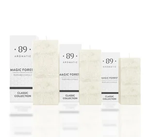 Świeca z wosku palmowego (kwadratowa) – Kolekcja Klasyczna - Magic Forest - Świece - miniaturka - grafika 1