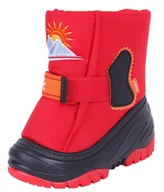 Śniegowce damskie - Czerwone, ocieplane śniegowce SUN RISE DEMAR 26-27 EU - miniaturka - grafika 1
