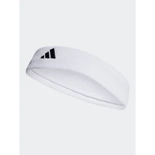 Opaska materiałowa adidas Tennis Headband HT3908 Biały - Tenis ziemny - miniaturka - grafika 1