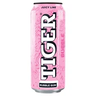 Napoje energetyczne i izotoniczne - Tiger Bubble Gum Gazowany napój owocowy 500 ml - miniaturka - grafika 1