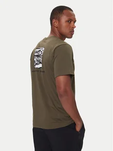 The North Face T-Shirt Box Nse Edge Of Light NF0A8E3H Zielony Regular Fit - Koszulki męskie - miniaturka - grafika 1