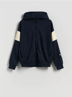 Reserved - Bawełniana bluza - granatowy - Bluzy dla chłopców - miniaturka - grafika 1