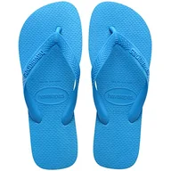 Koszulki i topy damskie - Havaianas Unisex dziecięce topy, turkusowe japonki, turkusowy, 13 UK Child - miniaturka - grafika 1