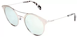 POLICE SPL500 Police okulary przeciwsłoneczne SPL500 okrągłe okulary przeciwsłoneczne 53, białe - Okulary przeciwsłoneczne - miniaturka - grafika 1