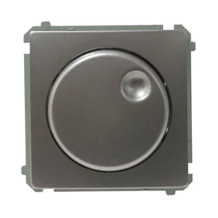 Kontakt Simon Ściemniacz obrotowy BASIC inox - Wyłączniki światła i elektryczne - miniaturka - grafika 1