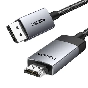 Kabel DisplayPort do HDMI Ugreen DP119, 4K 60Hz, 3m (czarny) - Kable Kabel DisplayPort do HDMI Ugreen DP119, 4K 60Hz, 3m (czarny) - Kable - miniaturka - grafika 1