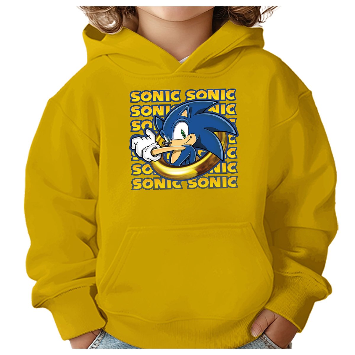 BLUZA DZIECIĘCA SONIC 134-140 CHŁOPIĘCA DZIEWCZĘCA PREZENT