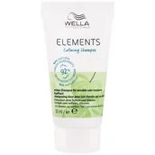 Szampony do włosów - Wella, Elements Calming Shampoo, Szampon do włosów i suchej lub wrażliwej skóry głowy, nawilża i oczyszcza, 30 ml - miniaturka - grafika 1