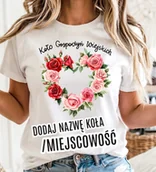 Koszulki i topy damskie - koszulki dla koła gospodyń wiejskich - wzór kwiaty54 - miniaturka - grafika 1