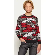 Swetry dla chłopców - Guess Sweter Oversize fit - miniaturka - grafika 1