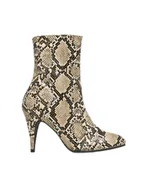 Botki damskie - Buty damskie Tommy Hilfiger Snake Print Bootie botki na szpilce-38 - miniaturka - grafika 1
