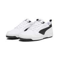 Buty trekkingowe damskie - Sneakersy Rebound V6 Low PUMA White Black transparent - miniaturka - grafika 1