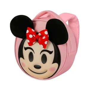 Myszka Minnie Send-Plecak Emoji, Różowy, 22 x 22 cm, Pojemność 4 L - Plecaki - miniaturka - grafika 1