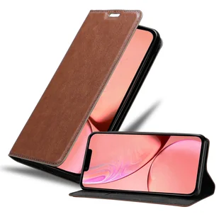 Etui ochronne Cadorabo do Apple iPhone 13 PRO w kolorze brązowym etui na telefon komórkowy z magnetycznym zamknięciem - Etui i futerały do telefonów - miniaturka - grafika 1