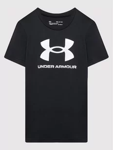 Under Armour T-Shirt Ua Sportstyle Logo 1363282 Czarny Loose Fit - Koszulki dla chłopców - miniaturka - grafika 1