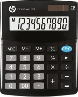 Kalkulator biurowy HP-OC 110/INT BX, 10 cyfr, 125x101x33mm, Czarny - Kalkulatory - miniaturka - grafika 1