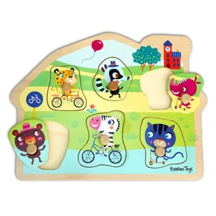 Drewniane puzzle Układanka Dopasuj Kształty Nowa - Puzzle - miniaturka - grafika 1