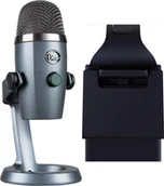 Mikrofony komputerowe - Mikrofon Blue Yeti Nano USB Shadow Grey 988-000205 + Lampa Litra Glow - miniaturka - grafika 1