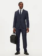 Garnitury - Boss Garnitur 50528142 Niebieski Slim Fit - miniaturka - grafika 1