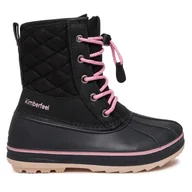 Buty dla chłopców - Śniegowce Kimberfeel Jibber Czarny - miniaturka - grafika 1