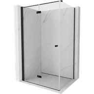 Kabiny prysznicowe - Mexen Mist-F kabina prysznicowa składana lewa 75 x 85 cm, transparent, czarna - 8A6T-075-085-70-00-L - miniaturka - grafika 1