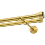 Karnisze - Karnisz DECASTYL Slick podwójny 480 cm Mosiądz - miniaturka - grafika 1