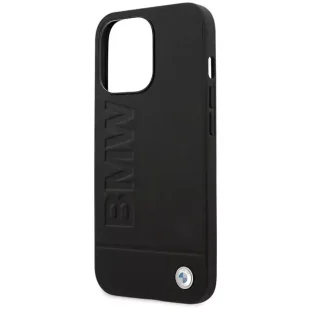 Etui na telefon BMW BMHMP14XSLLBK do Apple iPhone 14 Pro Max 6,7" czarny/black hardcase Signature Logo Imprint Magsafe - Etui i futerały do telefonów - miniaturka - grafika 6