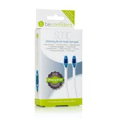 Szczoteczki do zębów - Beconfident Sonic Toothbrush heads 2-pack Whitening White - miniaturka - grafika 1